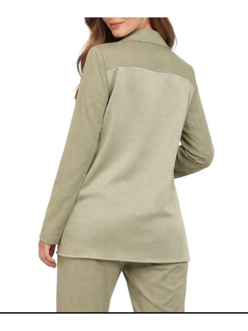Giacca doppiopetto verde Liu Jo | CA6370TS114.P9639